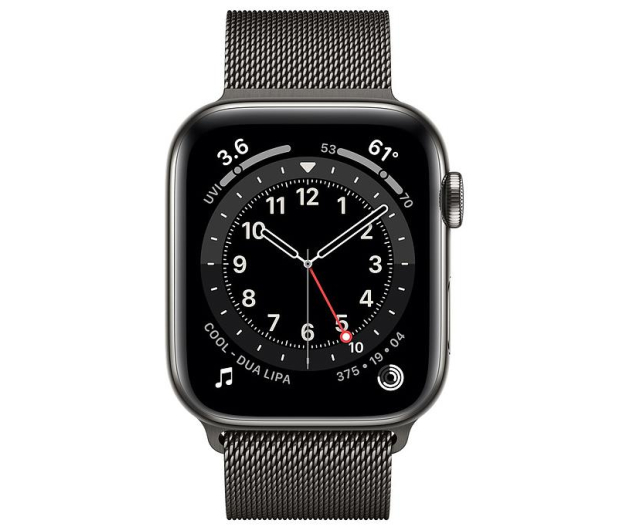 Apple Watch 6 44/Graphite Steel/Graphite Loop LTE - 595168 - zdjęcie 3